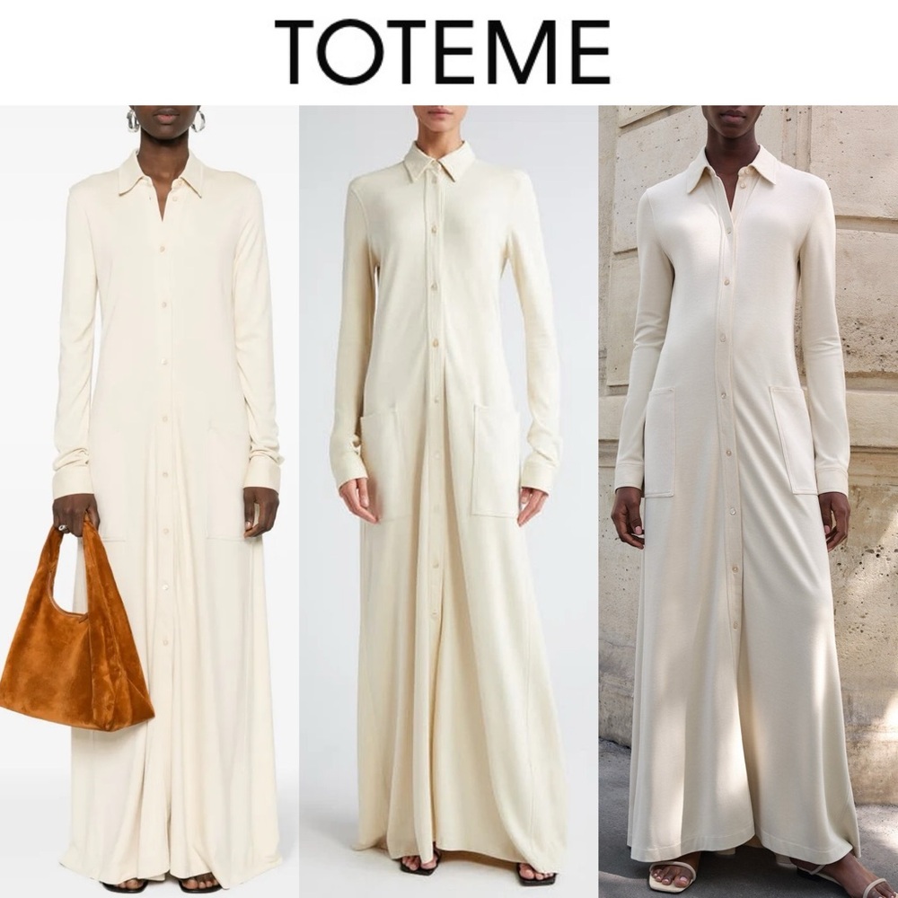 Toteme Cream Maxi Dress